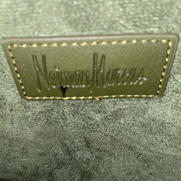 Neiman Marcus Vegan Leather Bag, Olive Green - Picture 7 of 7